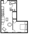 1 Bedroom 510